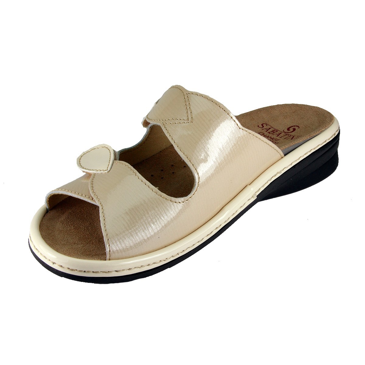 Sabatini S 908 Beige Premiere - Calzatura comoda, plantare estraibile - Vera pelle