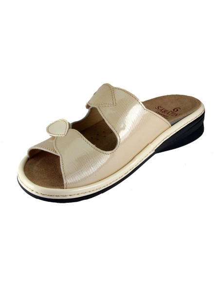 Sabatini S 908 Beige Premiere - Calzatura comoda, plantare estraibile - Vera pelle