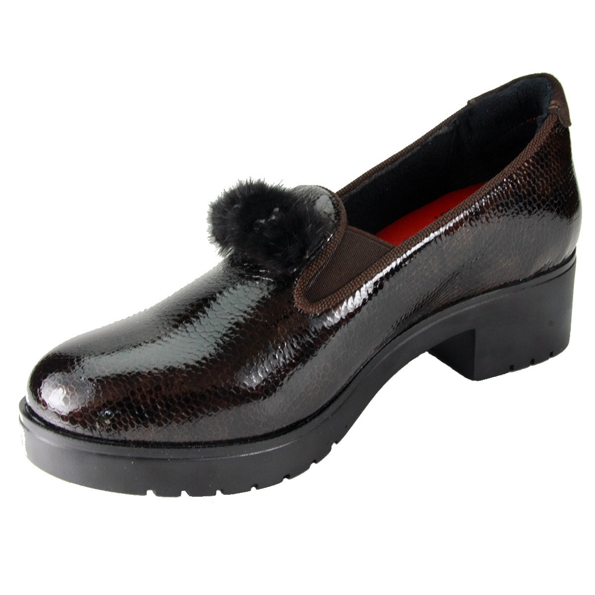 Sabatini S 7250 Testa di Moro Milady- Calzatura comoda ed elegante, vera pelle e plantare estraibile