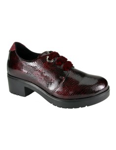 Sabatini S 7251 Bordeaux Milady - Scarpa comoda ed elegante, vera pelle e plantare estraibile