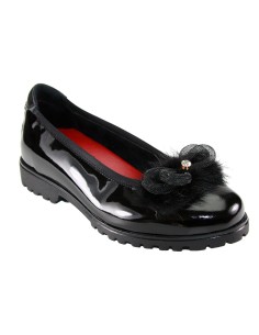 Sabatini S 7202 Nero Vernice- Scarpa comoda ed elegante, vera pelle e plantare estraibile